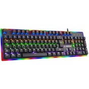Resim Rampage BYGAME-K1 RGB Led Frame Rainbow Mekanik 