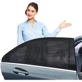 Resim Arnee 2 Adet Yan Cam Perdesi Güneşlik Gölgelik Güneş Koruyucu Arka Koltuk Perde Emzirme Örtüsü 
