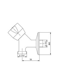 Resim Eca Pınar Çamaşır Musluk 102109276 