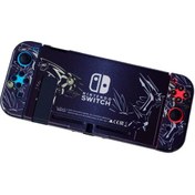 Resim Jzcat Nintendo Switch Bölünmüş Kılıf Oyun Teması Renkli Kılıf Sert Kılıf-a157 