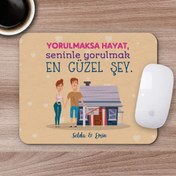 Resim Kişiye Özel Romantik Tasarımlı Mousepad - R8 E-Hediyeci