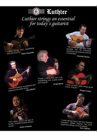 Resim Luthier Medium/Hard Concert Gold Klasik Gitar Teli 