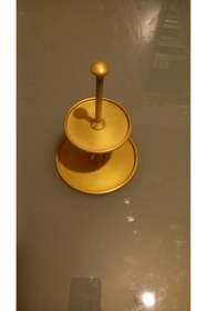 Resim Mia PASTA SUNUM 2 KATLI MAT GOLD MİNİ 