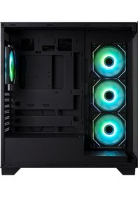 Resim Bitfenix Cube Premium 750w 80+ Bronze Tempered Glass Argb Usb 3.0 Mesh Atx Siyah Kasa 