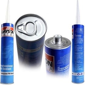 Resim Dayson Ekstra Poliüretan Mastik Silikon Yapıştırıcı 280 ML 2'Li Siyah-Beyaz-Gri 