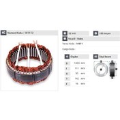 Resim 12v Alternatör Statör Valeo Tipi 150 A 3 Uçlu N11.475 