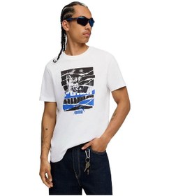 Resim Puma Graphıc Tee Beyaz Erkek T-shirt 688041-02 Beyaz 