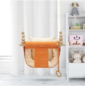 Resim Sallansana Turuncu Krem Kombin Dream Swing Salıncak 