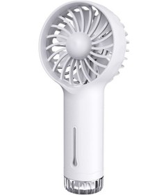 Resim Mini Taşınabilir El Tipi Vantilatör, Şarj Edilebilir Küçük Vantilatör Beyaz, 