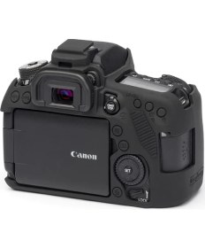 Resim EasyCover Canon 80D Silikon Kılıf ECC80DB (Siyah) 