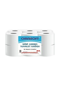 Resim Omnisoft Mini Jumbo Tuvalet Kağıdı 12 Rulo 