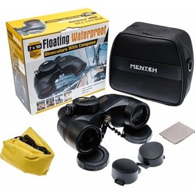 Resim Mentch 7x50 Profesyonel Dürbünü 1000m/132m Su Geçirmez Siyah Açık Sarı 
