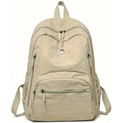 Resim Globalbloom Itechjoy Khaki Sırt Çantası - Okul Seyahat İçin Hafif Büyük Kapasiteli Dayanıklı Haki 
