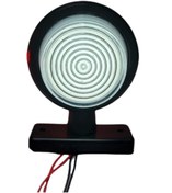 Resim NETOTOMARKET Maxi Takoz Küpe Lamba Neonlu 12-24 Volt 10,5 Cm Beyaz-kırmızı 