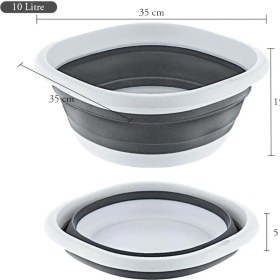 Resim Braventa Collection Katlanır Badya Akordiyon Leğen 10 Litre 