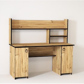 Resim Kalenderdekor1 Kalender Dekor Lucas-Twins 145 Cm Çalışma Masası Lc04 Meşe 