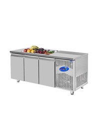 Resim Karacasan 474 Lt Üç Kapılı 700'lük Havuzsuz Saladbar Buzdolabı Cs-tez 3 700-sh 