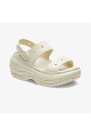 Resim Crocs Classic Mega Crush Kadın Krem Sandalet 