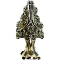 Resim Mena Rise Lükens Sandık Ayağı, Kutu Ayak 4 cm - Nikel, 50 Adet ( Lisinya ) 