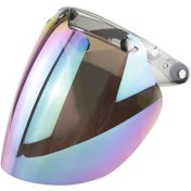 Resim Tenfowee "retro Motosiklet Kaskı - 3 Kilitli Yarı Açık Tasarım, Renkli Ve Gümüş Seçenekleri İle Rüzgar Koruma" Colorful 