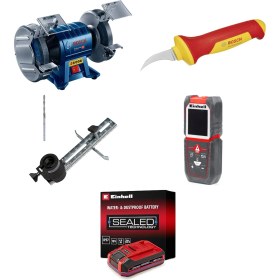 Resim Bosch Professional Gbg 35-15 Taş Motoru (350 W, Disk Çapı: 1... +4 Parça Yapı Seti 