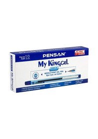 Resim 6405 My King Jel Kalem 12'li Kutu Mavi Çok Renkli 