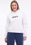 Resim WL APRIL 17GFL913 3PR Ekru Kadın Sweatshirt 