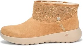 Resim Skechers Kadın On-The-Go Joy-So Glam Martha Stewart Eller Serbest Slip-ins Ayak Bileği Bot, Kestane, 37.5 EU 