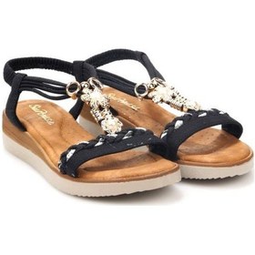 Resim Papuçcity Sprs 03361 Kadın Günlük Sandalet Siyah 