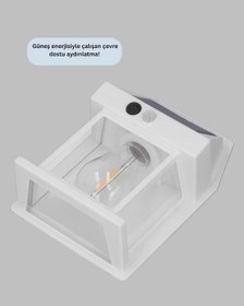 Resim Ilkeshop Ip65 Su Geçirmez Güneş Paneli Dış Me Lamba 