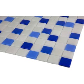 Resim MozaiKristaL Havuz Ve Tüm Yüzeyler Için 25x25mm. 31,5x31,5cm. Fileli Cam Mozaik ( 1m2 Fiyatıdır) 