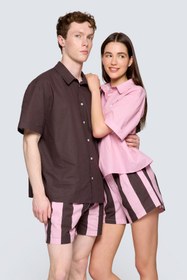 Resim Pink & Ganache Pijama Couple 