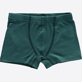 Resim Malabadi Erkek Çocuk Yeşil 8'li Paket Pamuk Elastan Boxer 8m209 