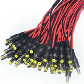 Resim Ayfekam 100'lü Cctv Güvenlik Kamera 12 Dc Power Jak Jack- Kalın Kesit 