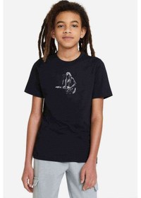 Resim Tshirthane Kurt Cobain Baskılı Unisex Çocuk Siyah T-Shirt (534620885) 
