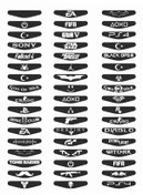 Resim Sticker Market Dualshock Light Bar Siyah Playstation Kaplama Sticker Seti 