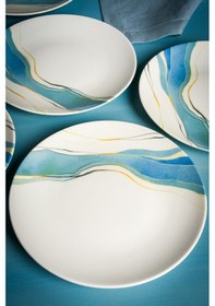 Resim Breeze 6 Parça Porselen Pasta Seti 19 Cm 