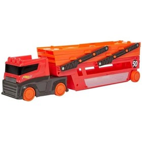 Resim Hot Wheels Mega Tır - Mavi Su Dünyası Çok Renkli 