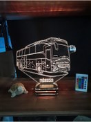 Resim Lampa Mercedes Bus, Personalized 3d Lamp 