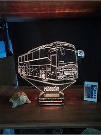 Resim Lampa Mercedes Bus, Personalized 3d Lamp 