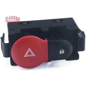 Resim SAGEMFR 500299 Dörtlü Flaşör Düğmesi Kangoo III 