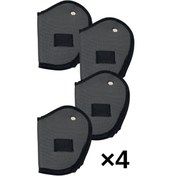 Resim ribac 4 Adet Çocuk Emniyet Kemeri Tutucu Klips Araç İçi Kemer Düzenleyici 