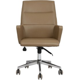 Resim Hunt Mobilya Vaga Kahverengi Deri Ofis Çalışma Koltuğu 