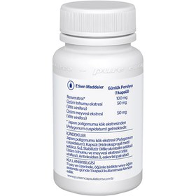 Resim Pure Encapsulations Resveratrol Extra 30 Kapsül 