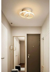 Resim Jolly Modern Tasarım Beyaz Renk Salon - Mutfak - Hol Beyaz Le... Beyaz 