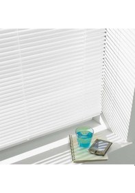 Resim Pvc Jaluzi 25 Mm 80X160 Cm Ölçülerinde Beyaz 