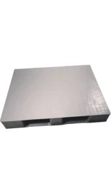 Resim Hira Plastik Palet Siyah Yük Taşıma Paleti 100 x 120 x 15 cm 12 kg 