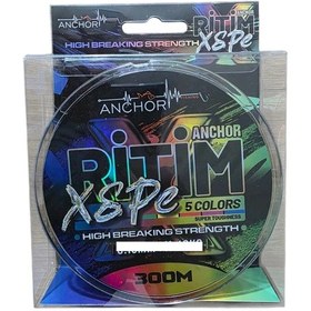 Resim Anchor Ritim X8 Pe Multicolor 300 Mt 0,08mm İp Misina - Standart 