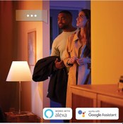 Resim Philips Huewa 8-75w Beyaz Ambiyans Akıllı E27 Led Ampul 2'li Ekop 