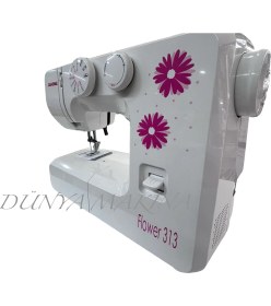 Resim Dünya Makina Janome Flower 313 Taşınabilir Dikiş Makinesi - 13 Dikiş Programı, Hafif ve Sessiz Tasarım 